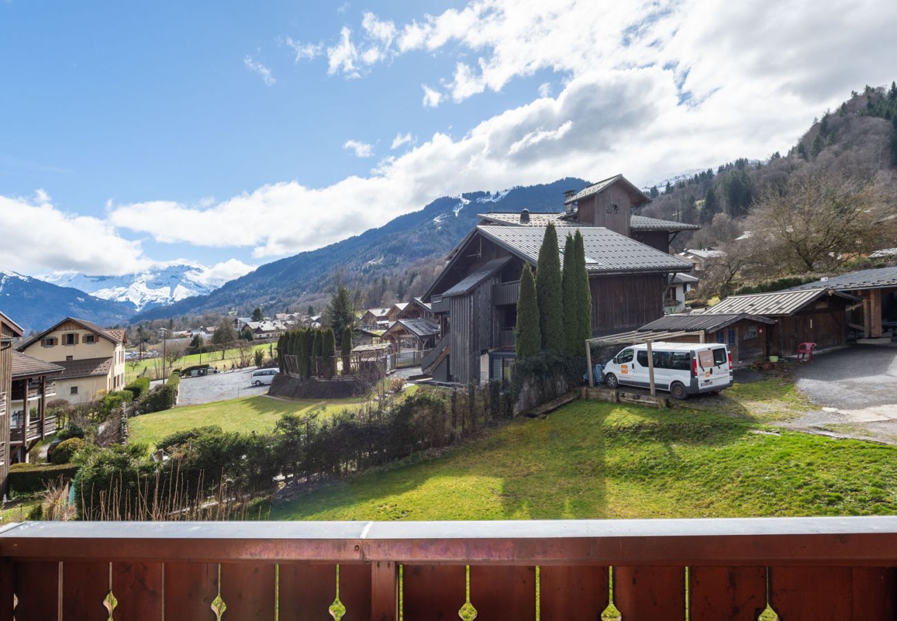 Appartement à Morillon - Appt 4/6 pers avec balcon vue montagne