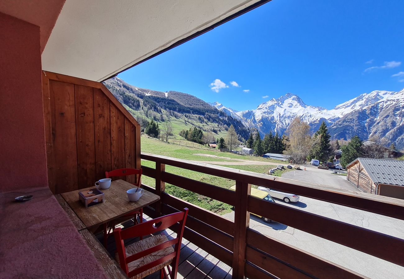 Studio à Les Deux Alpes - Studio lumineux 4 pers Vue magnifique