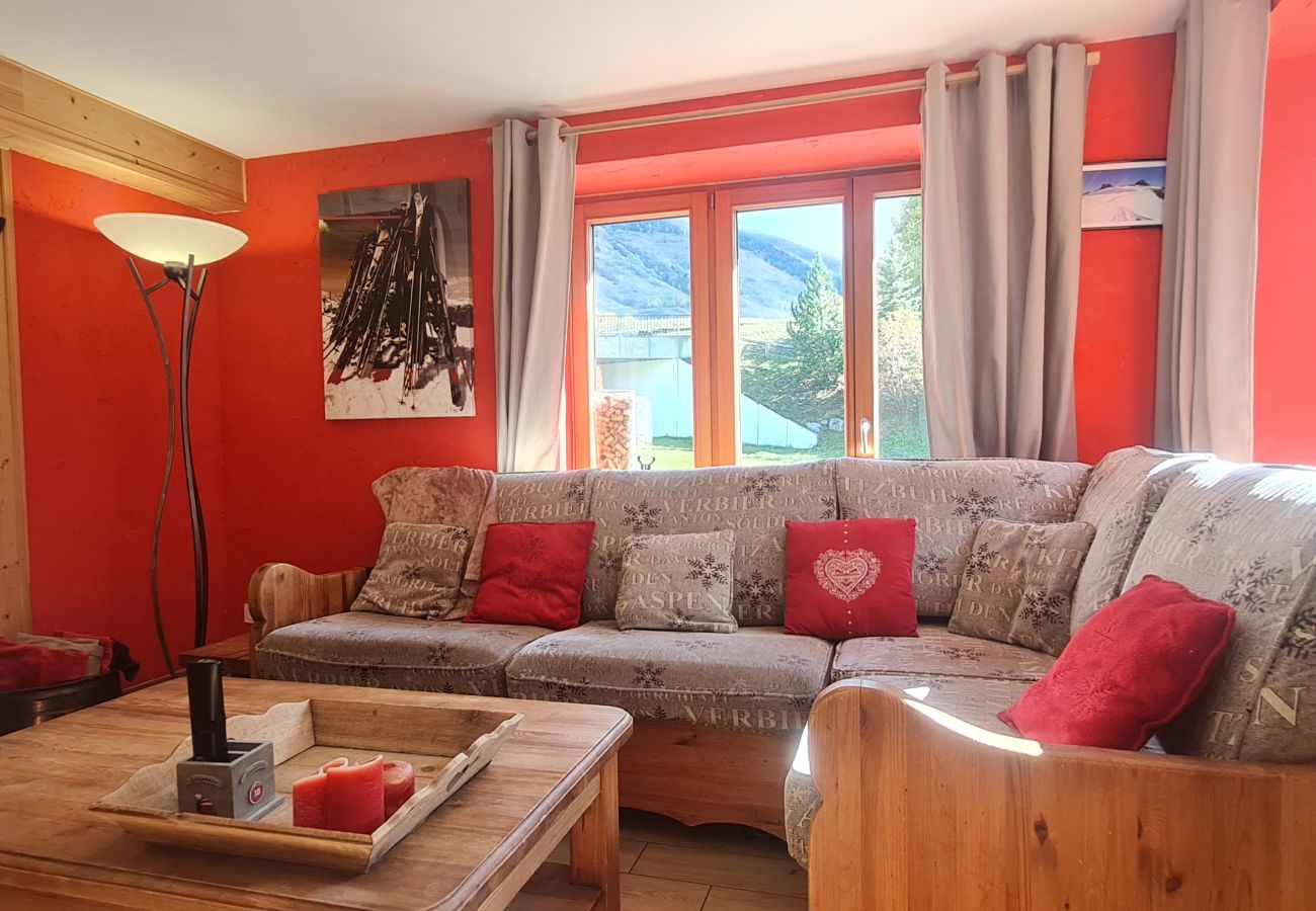 Appartement à Les Deux Alpes - Grand CHALET 10 Pers avec grande terrasse