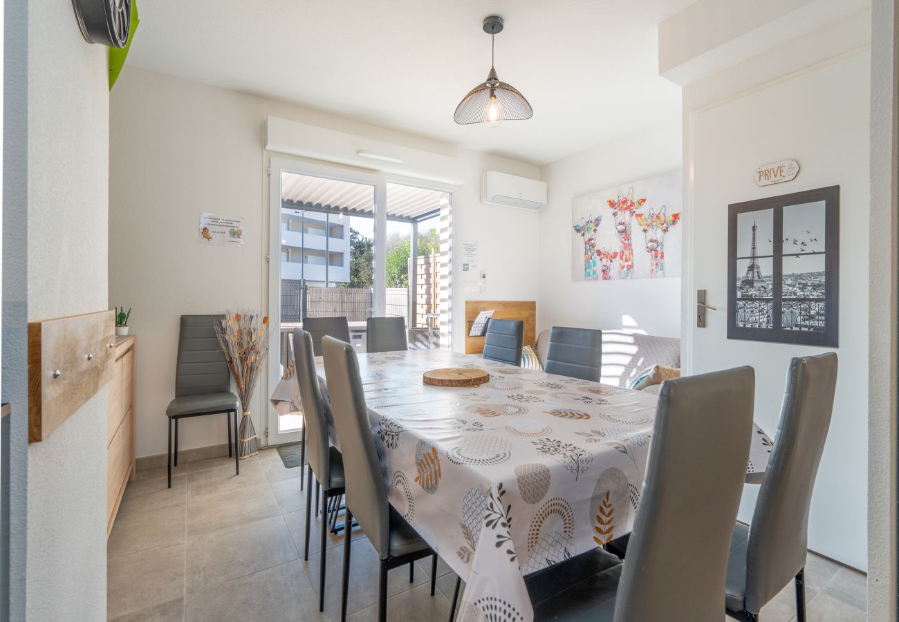 Villa à Sérignan - Villa lumineuse 8 pers, jardin, proche de la mer