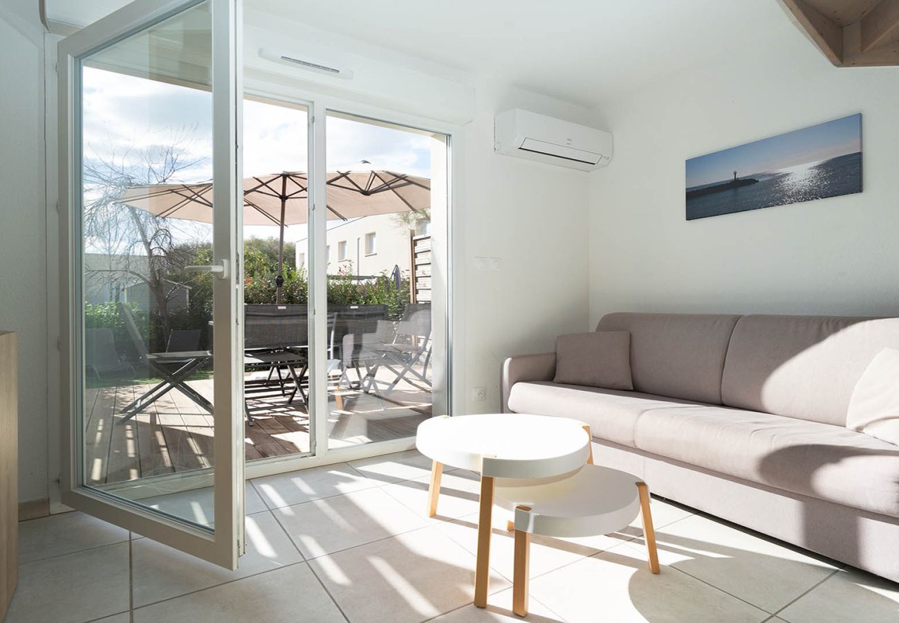 Villa à Sérignan - Villa duplex 6 pers avec  jardin et clim