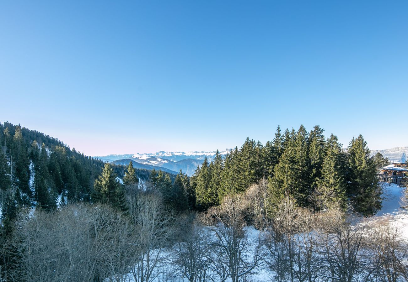 Studio à Chamrousse - Appartement lumineux 5 pers, balcon, proche des pistes