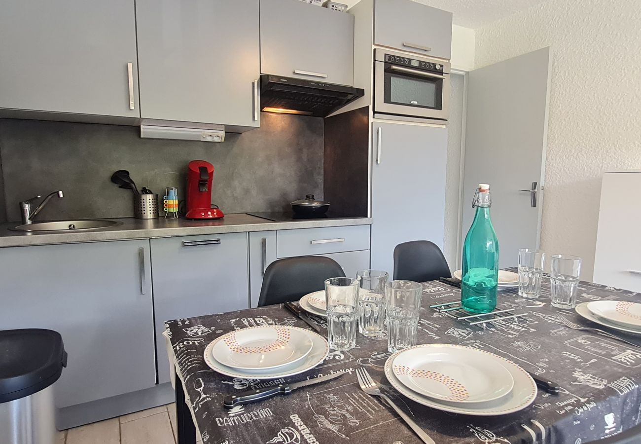 Studio à Les Deux Alpes - Studio cabine 4/5 personnes, balcon
