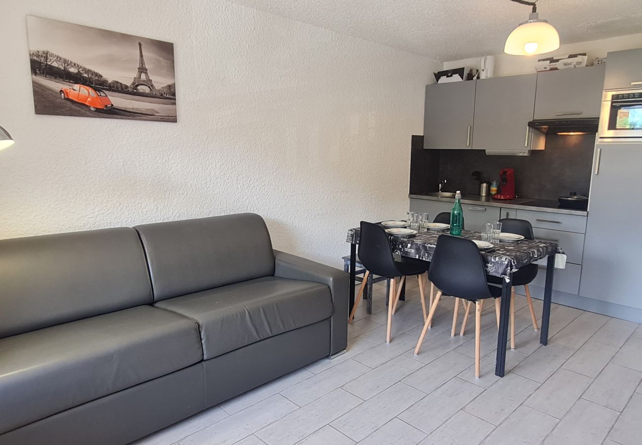 Studio à Les Deux Alpes - Studio cabine 4/5 personnes, balcon