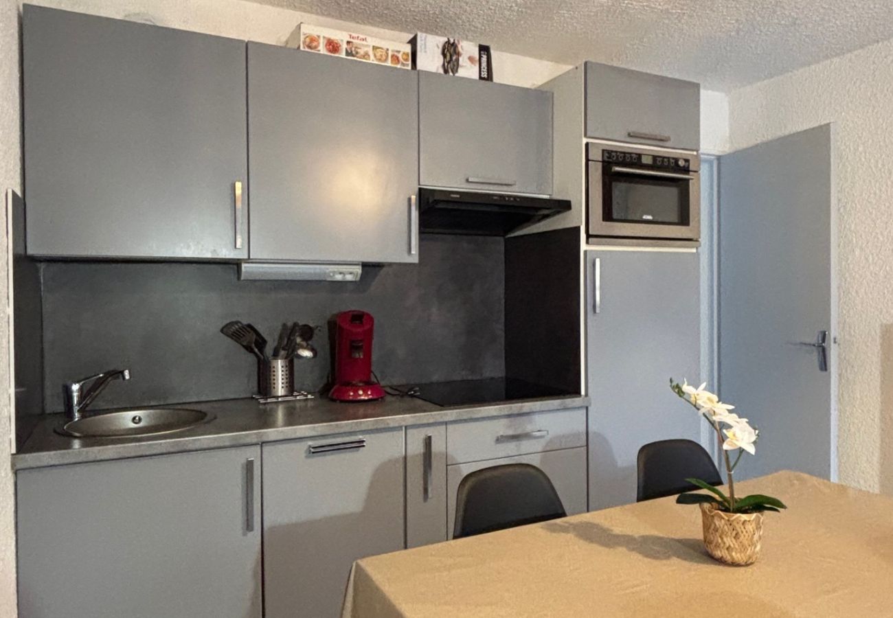 Studio à Les Deux Alpes - Studio cabine 4 personnes, balcon