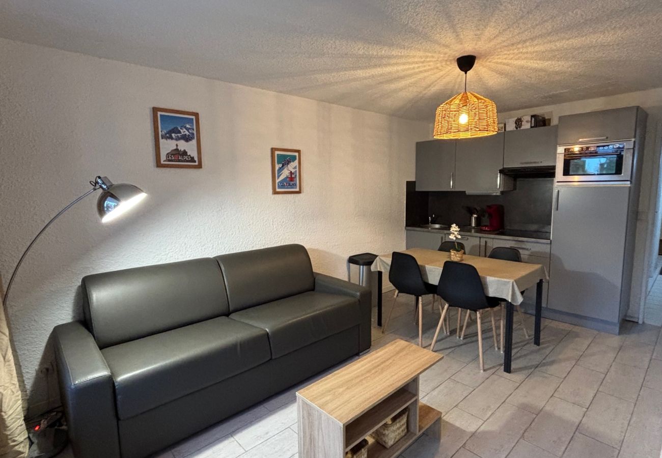 Studio à Les Deux Alpes - Studio cabine 4 personnes, balcon