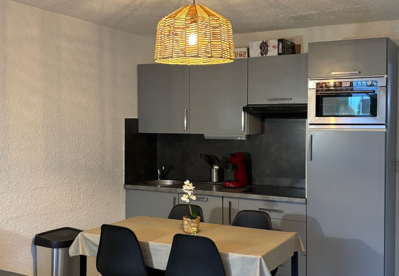 Studio à Les Deux Alpes - Studio cabine 4 personnes, balcon