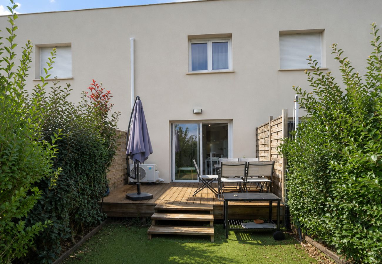 Villa à Sérignan - Villa climatisée, jardin, 450m de la plage