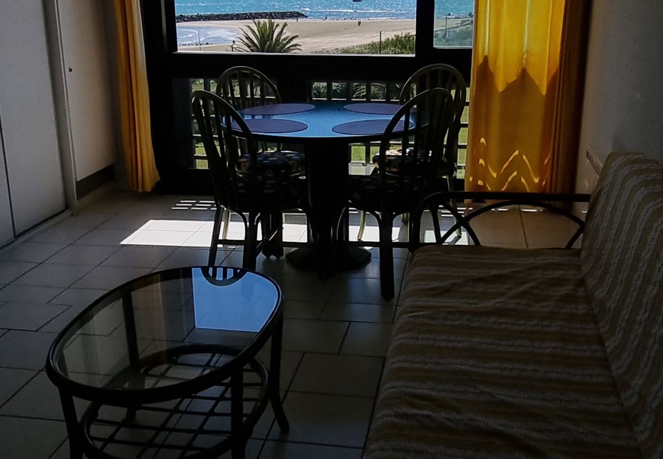 Appartement à Agde - Appt pour 4 pers vue mer en bord de plage