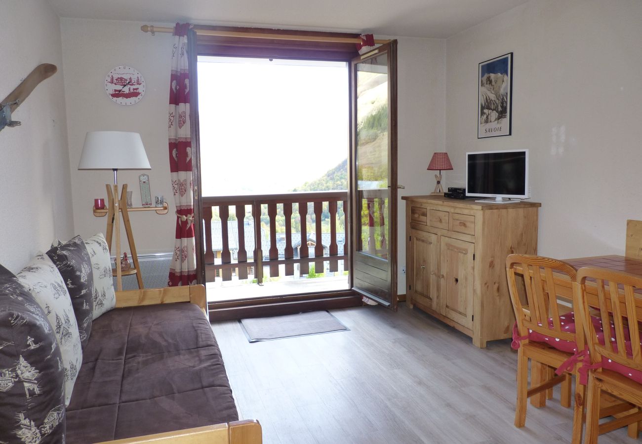 Studio à Saint-Sorlin-d´Arves - Studio, 5pers, balcon, vue montagne