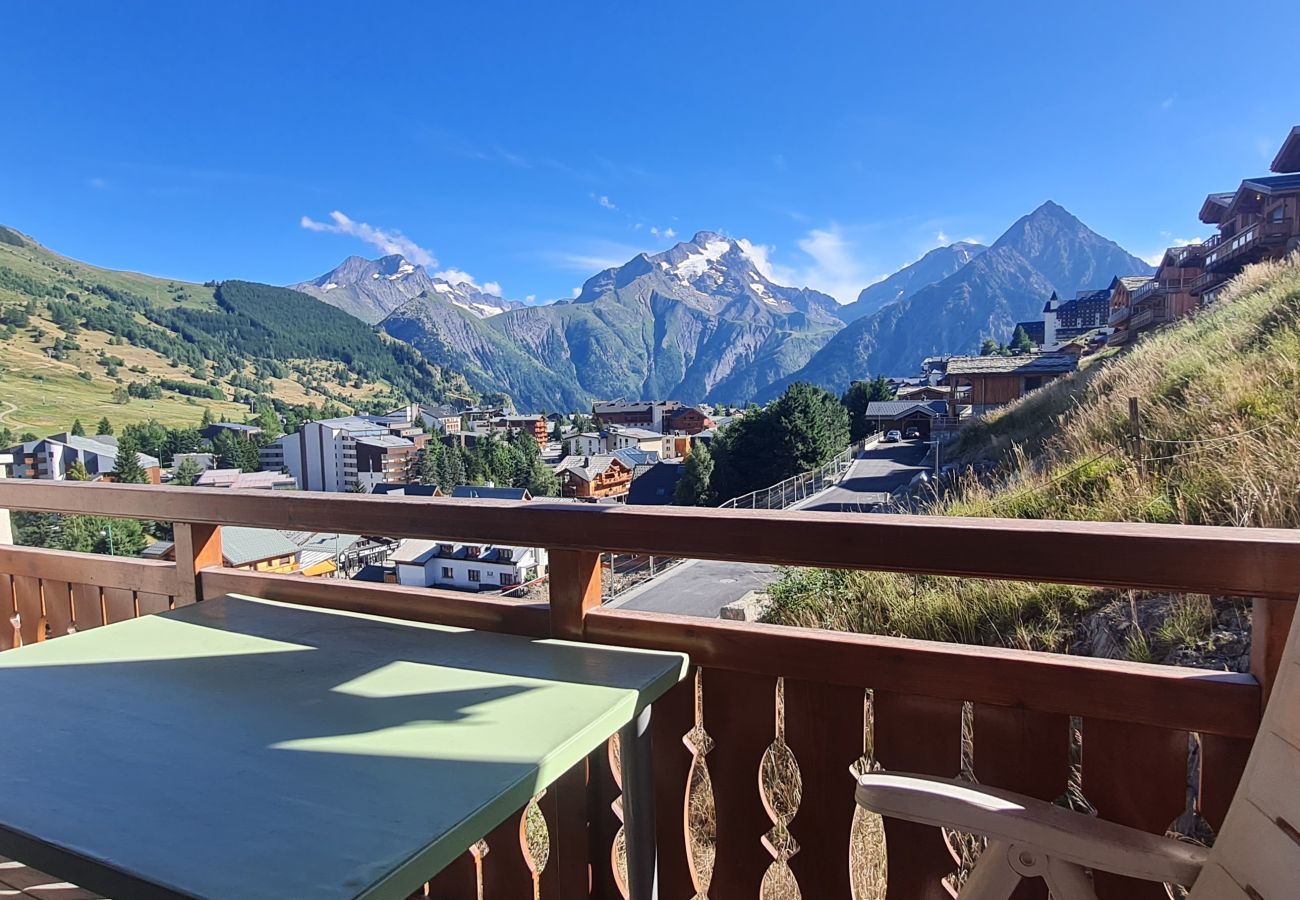 Appartement à Les Deux Alpes - Bel Appt pour 7 pers vue montagne