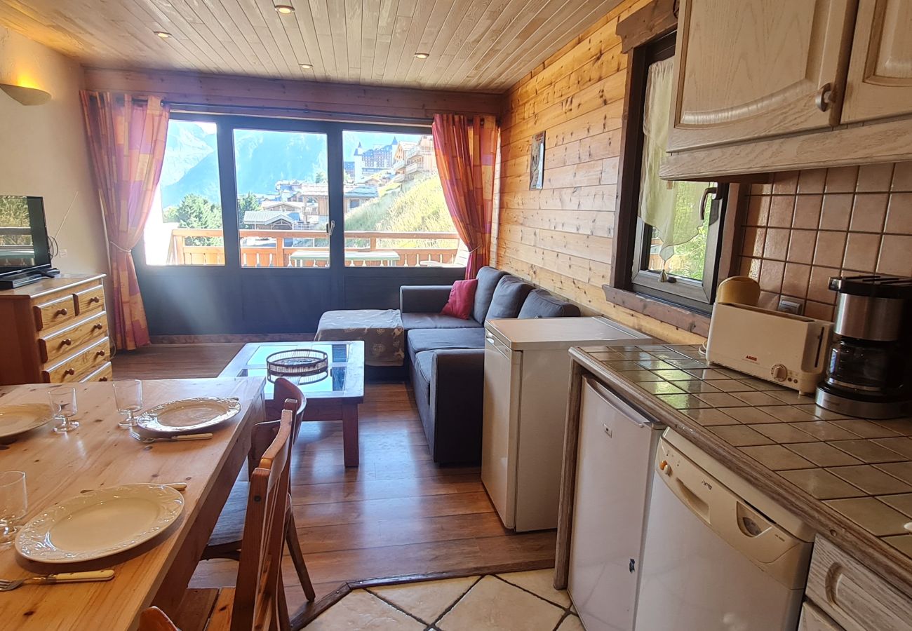 Appartement à Les Deux Alpes - Bel Appt pour 7 pers vue montagne