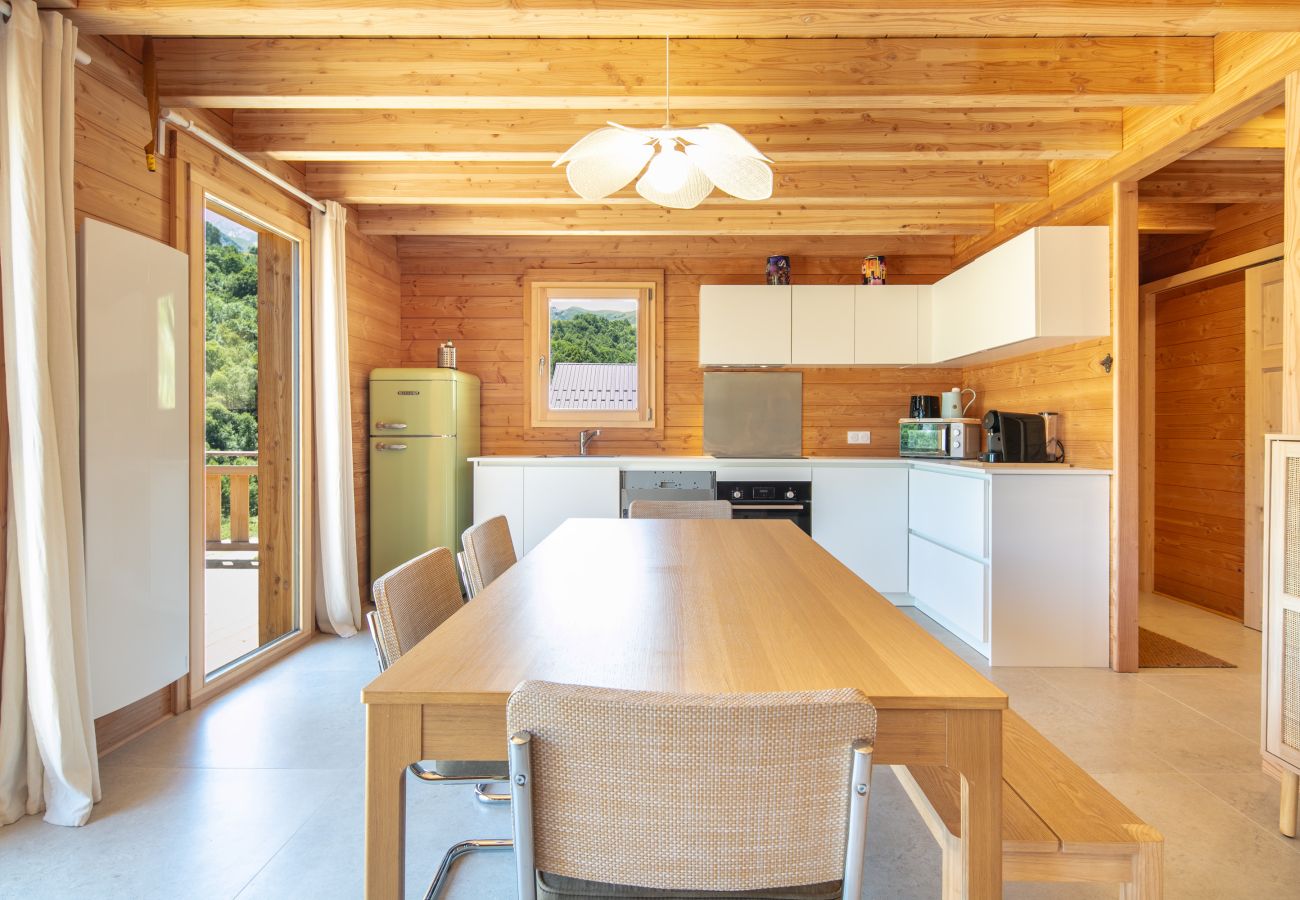 Chalet à Saint-Jean-d´Arves - Chalet individuelle, terrasse, vue montagne