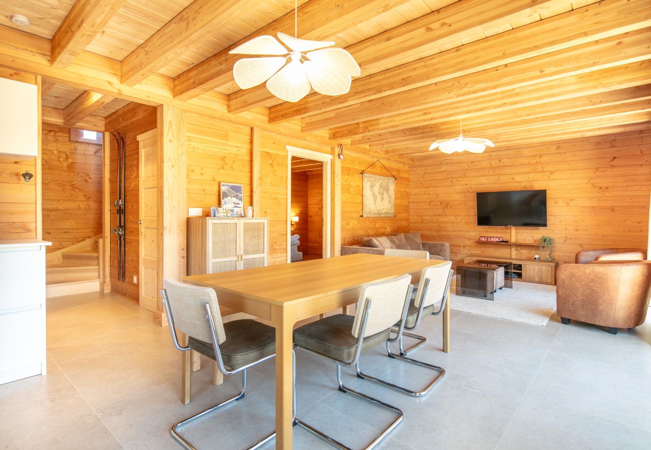 Chalet à Saint-Jean-d´Arves - Chalet individuelle, terrasse, vue montagne