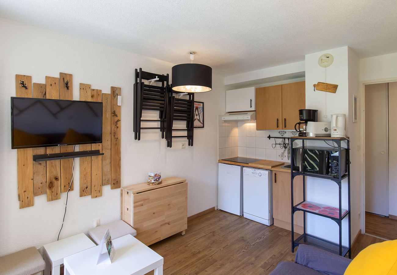 Studio à Germ - superbe vue sur les pistes depuis ce Studio pour 4 pers