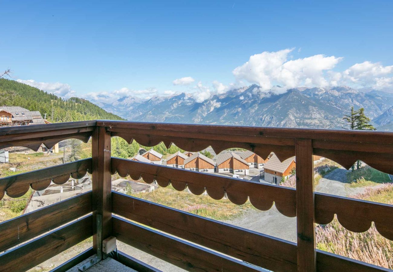 Studio à Risoul - Studio coquet avec balcon, 4 pers, vue montagne