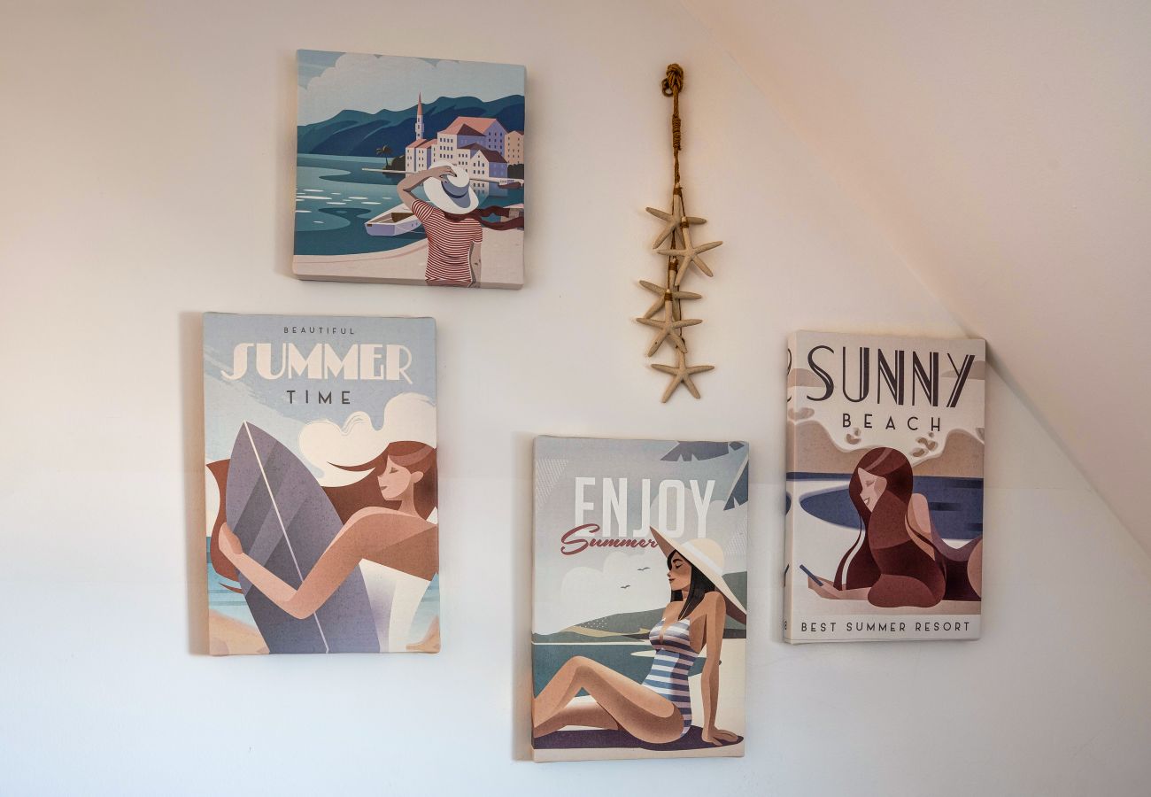 Maison à Saint-Nic - Charmante maison avec extérieur, 4 pers, vue mer