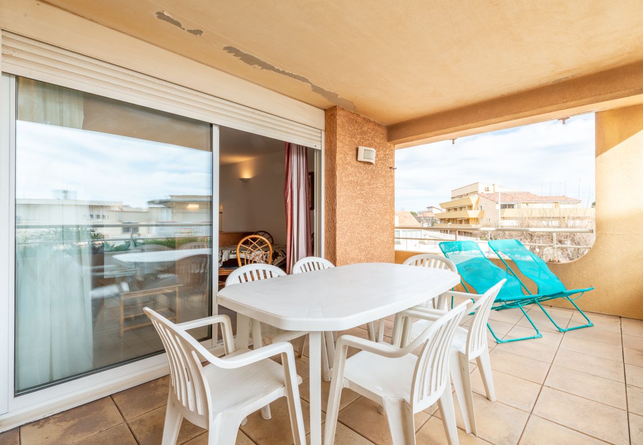 Appartement à Sérignan - appartement vue mer, 6 pers, balcon