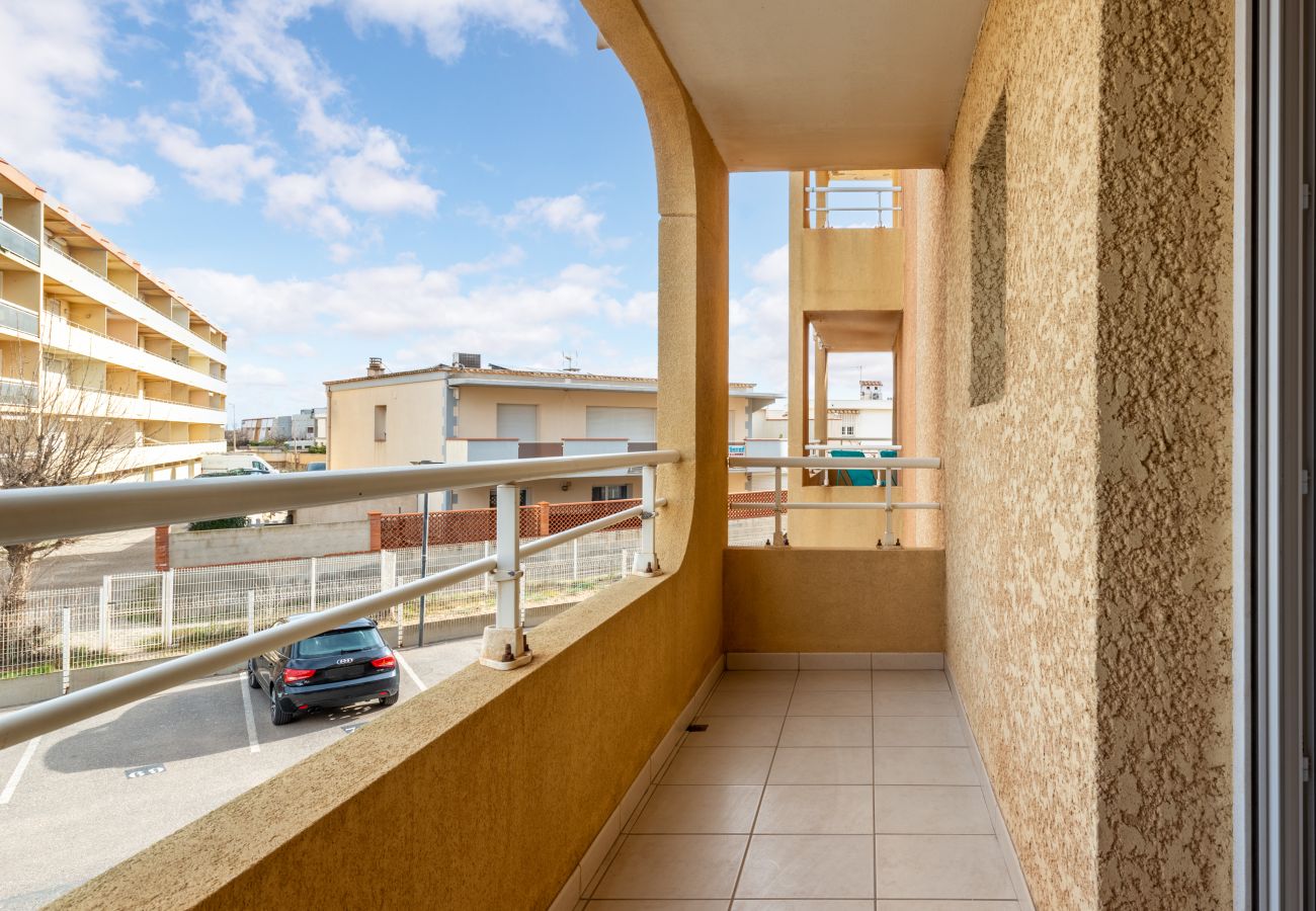Appartement à Sérignan - appartement vue mer, 6 pers, balcon
