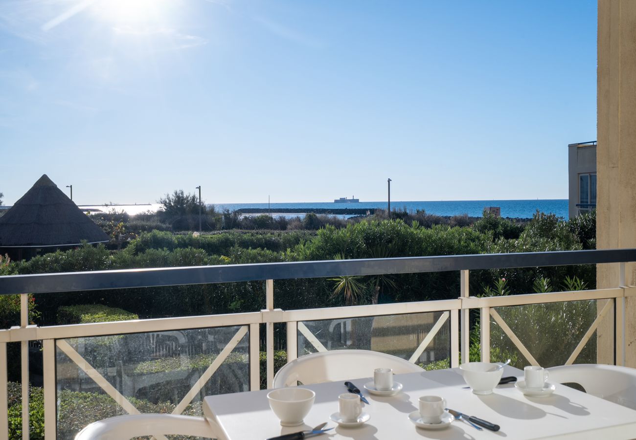 Appartement à Agde - Appartement vue sur la mer, 8 pers, terrasse
