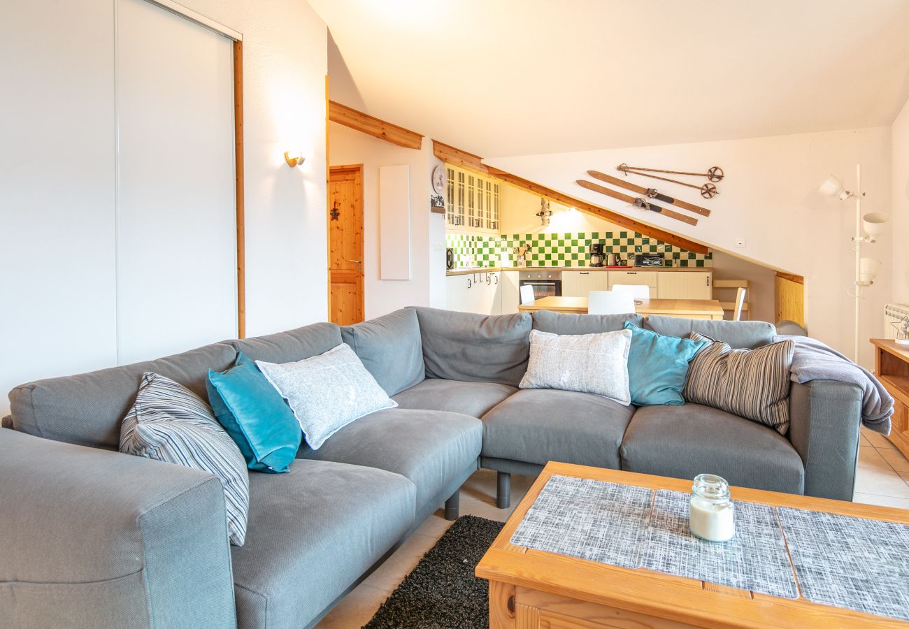 Appartement à Morillon - Splendide appartement, 3 chb, 6 pers, balcon vue montagne