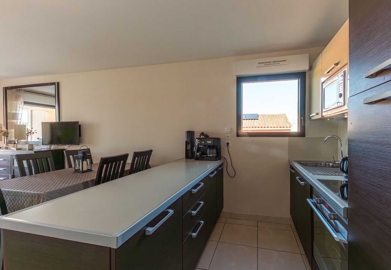 Appartement à Mandelieu-la-Napoule - Bel appt 6 pers proche marina