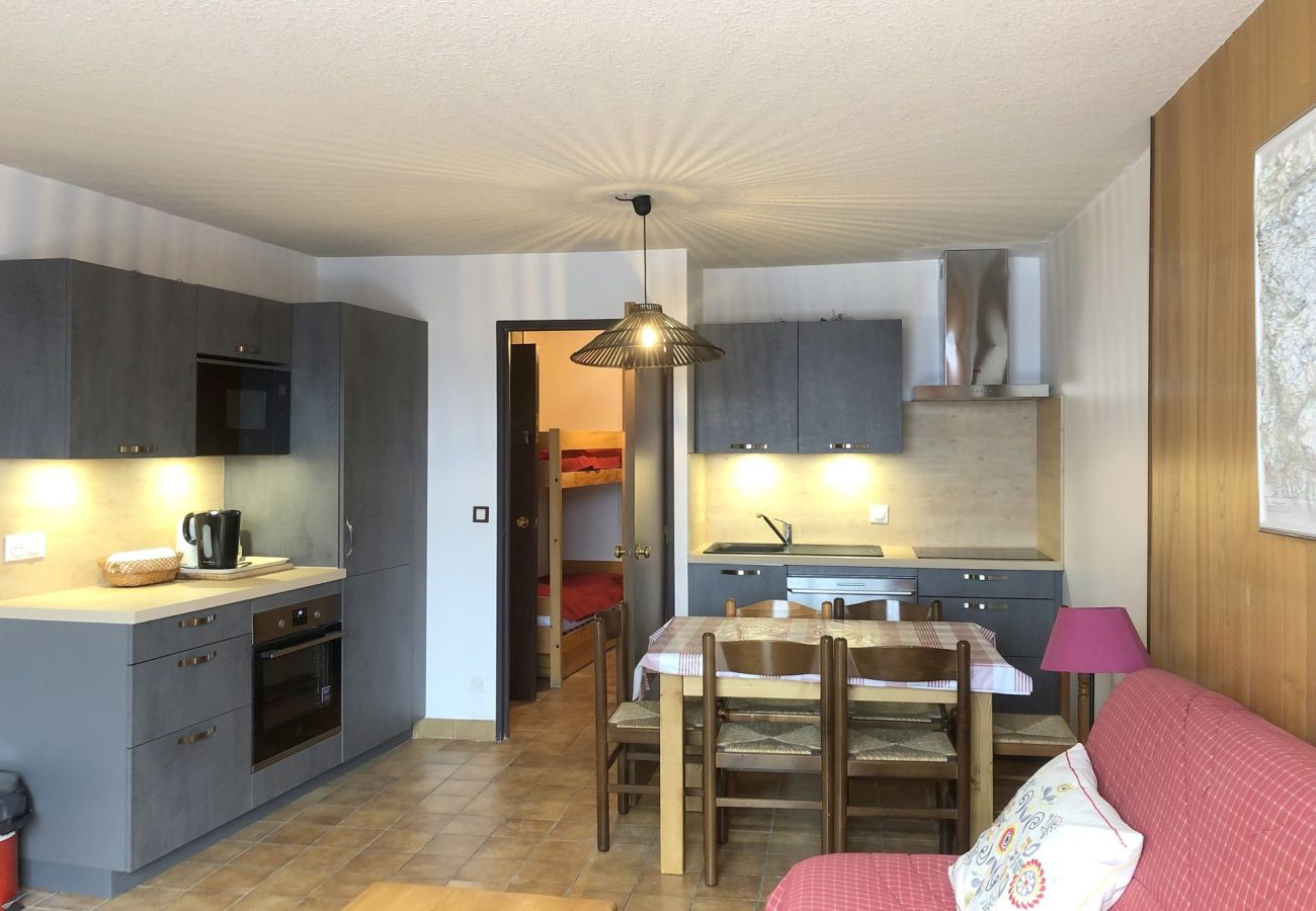 Appartement à Orcières - Appartement en enfilade, 8 pers, terrasse, vue montagne