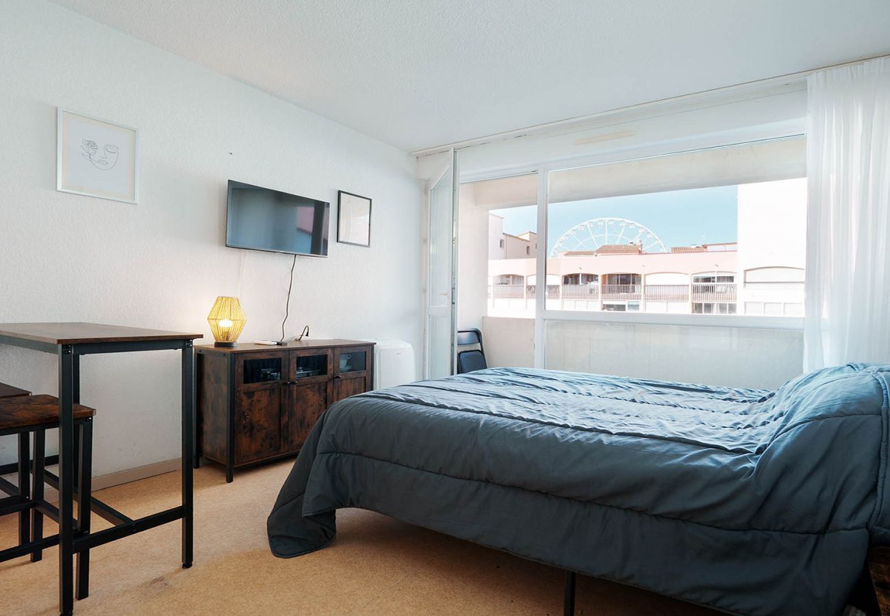Studio à Agde - Studio équipé 2 pers en centre ville
