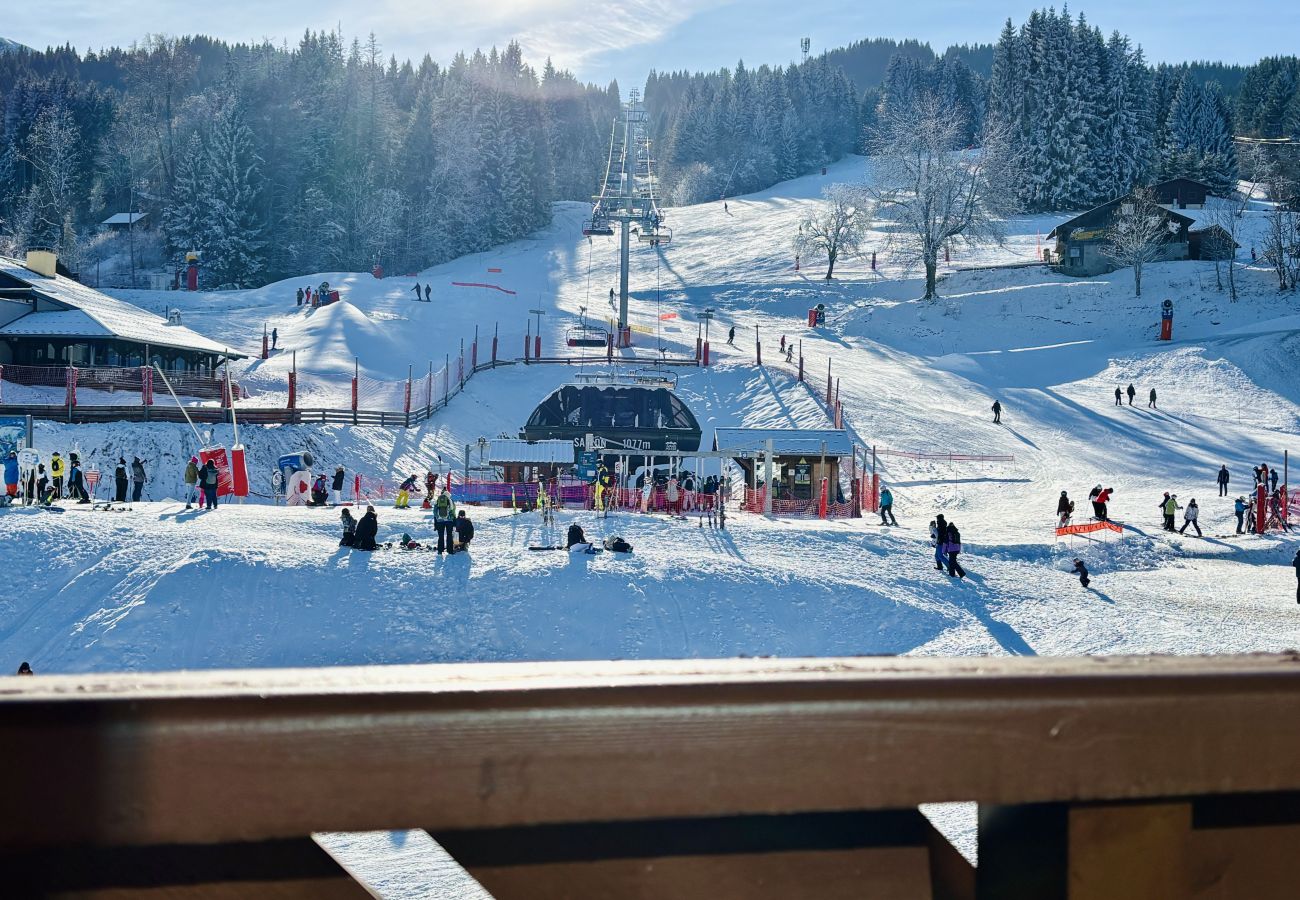 Appartement à Morillon - Charmant appartement 6-7 pers, vue montagne, piste de ski