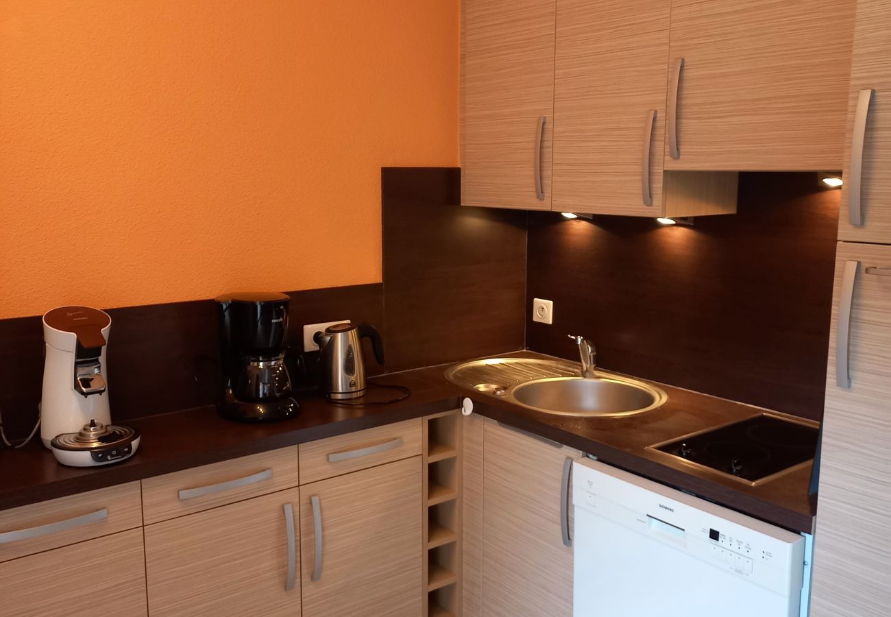 Appartement à Agde - Appt cabine lumineux 4 pers vue piscine