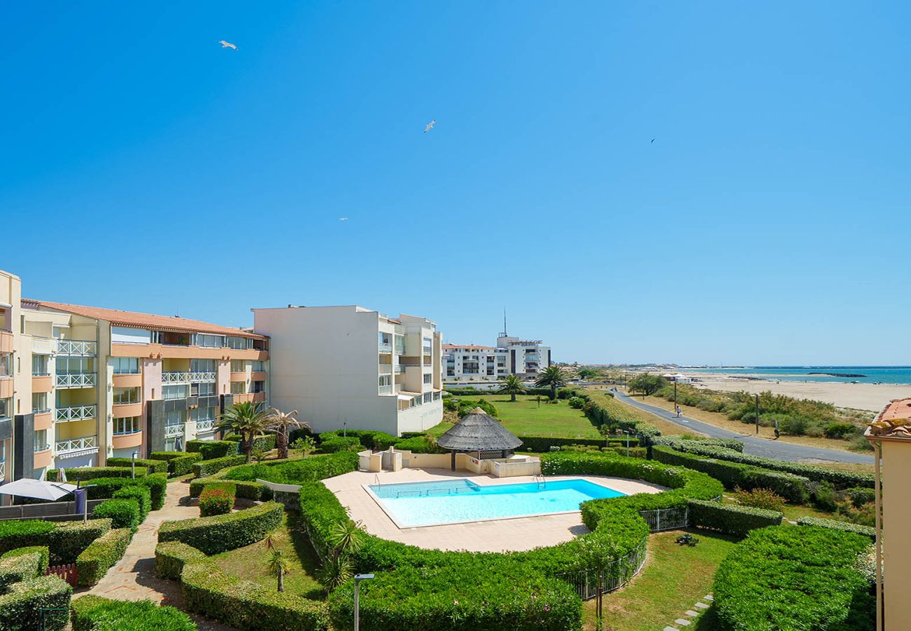 Appartement à Agde - Joli appt 4 pers vue mer avec piscine