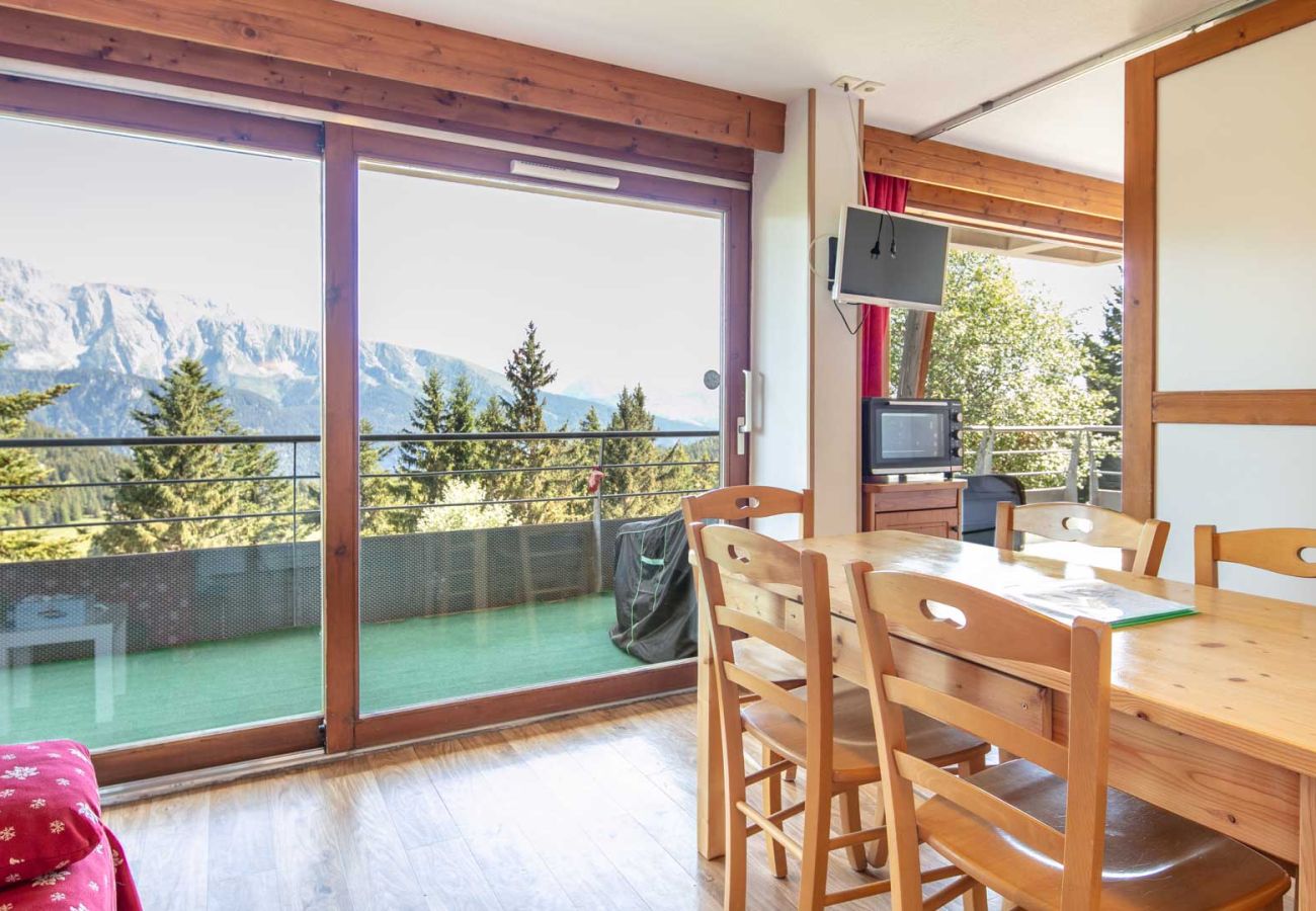 Appartement à Chamrousse - Appartement familial avec balcon vue montagne